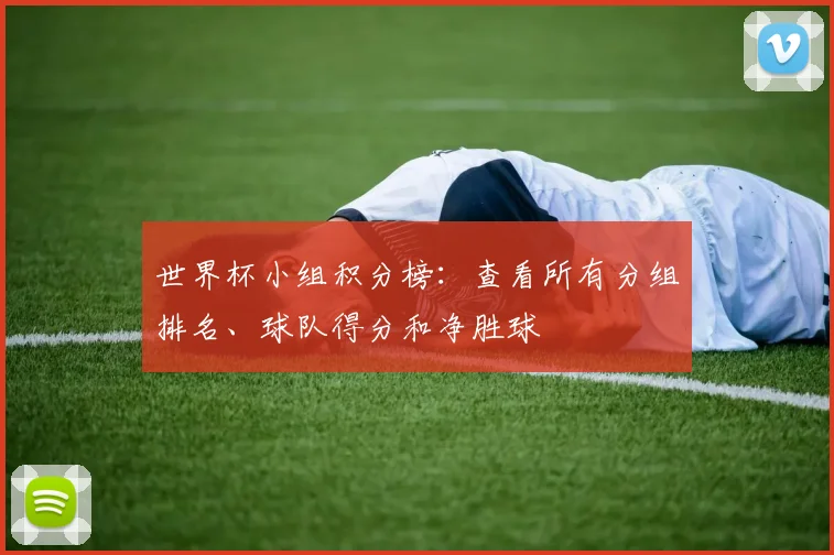世界杯小组积分榜：查看所有分组排名、球队得分和净胜球